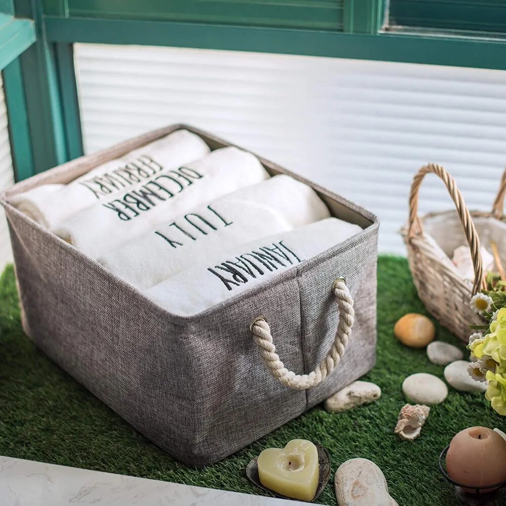 Folding Linen Storage Box
