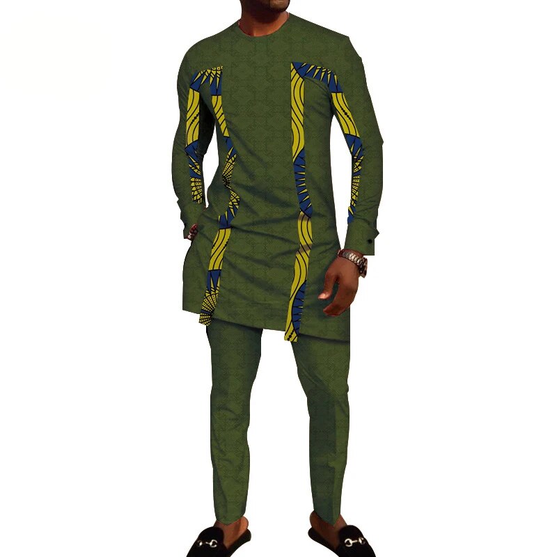 Men's Casual Striped Clothing Set