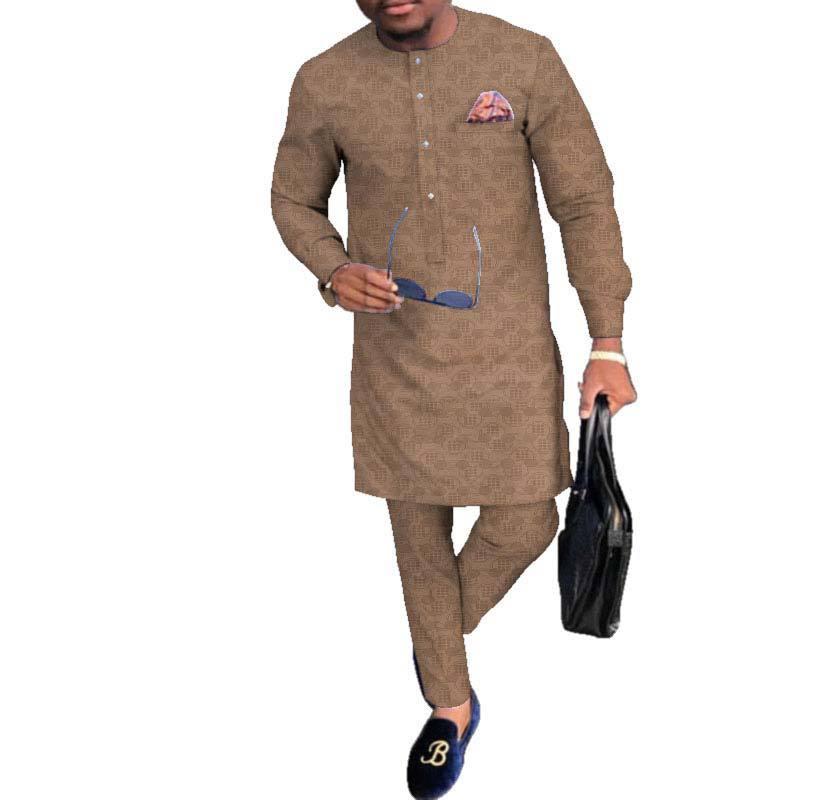 Men's Casual Striped Clothing Set