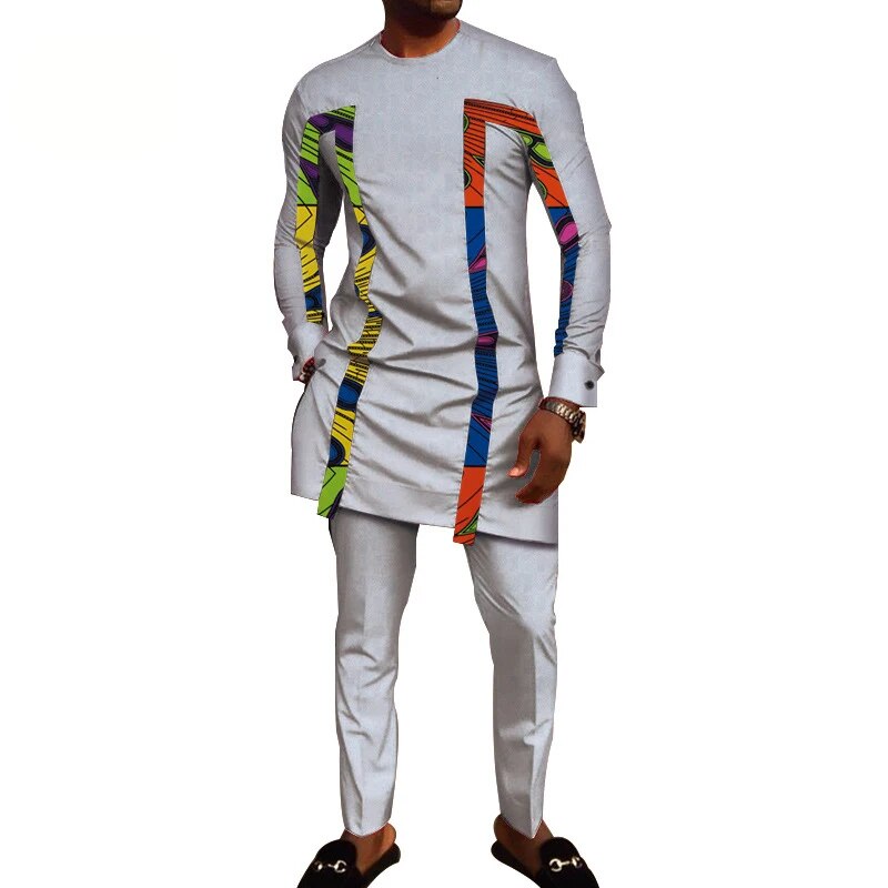 Men's Casual Striped Clothing Set