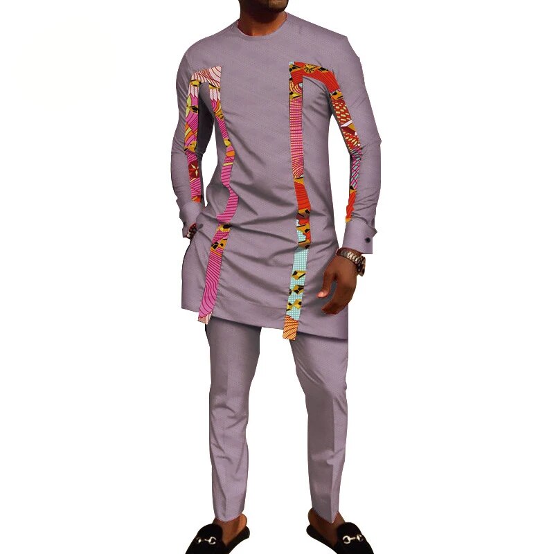 Men's Casual Striped Clothing Set