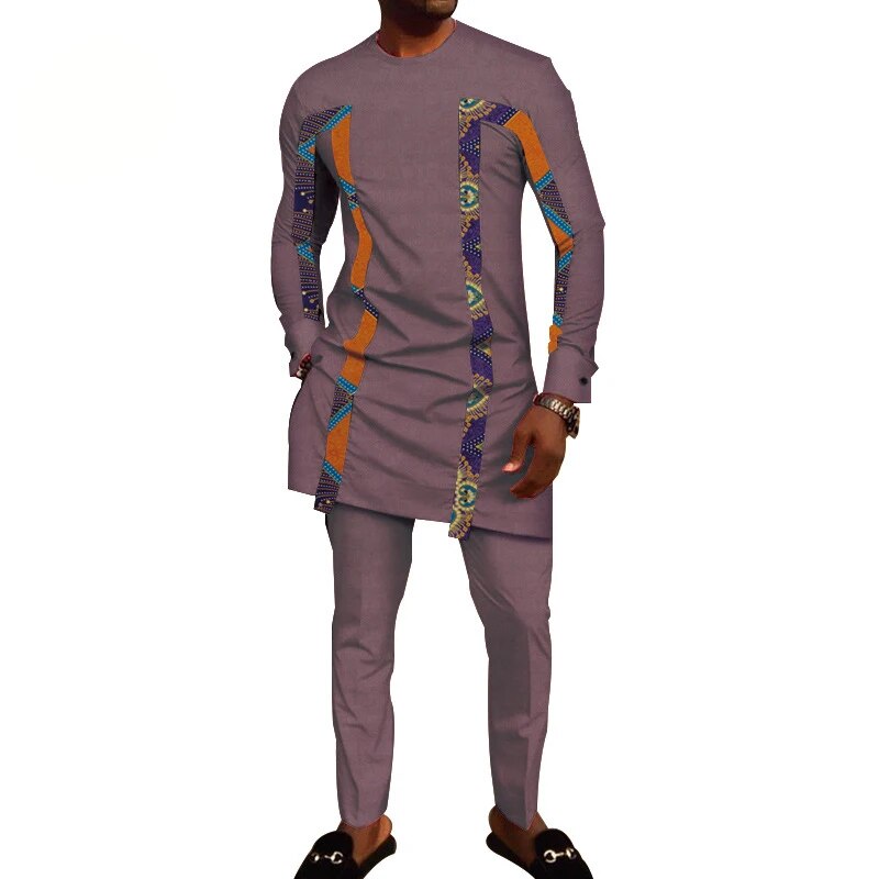 Men's Casual Striped Clothing Set