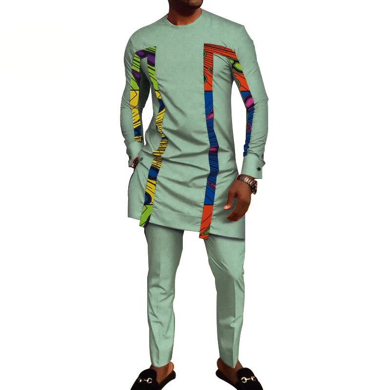 Men's Casual Striped Clothing Set