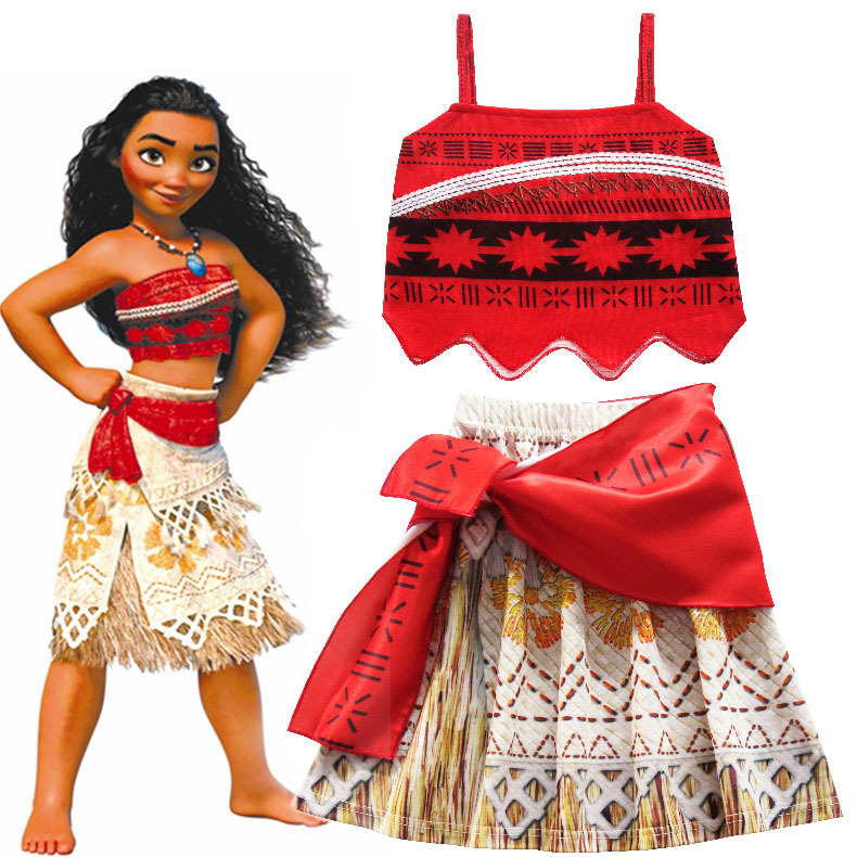 Moana Cosplay Costume for Children