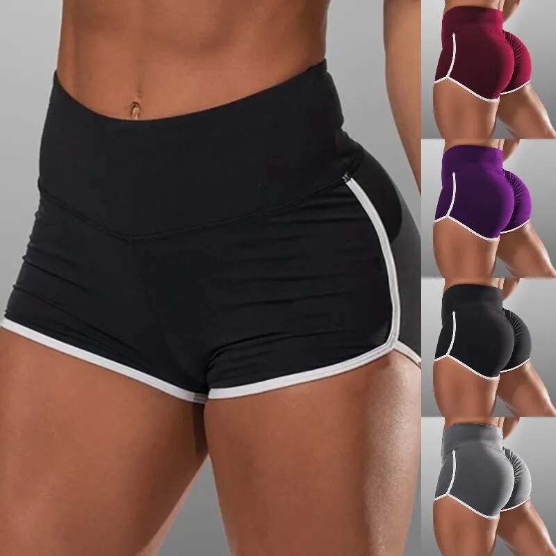 Women's Seamless Shorts with Push Up