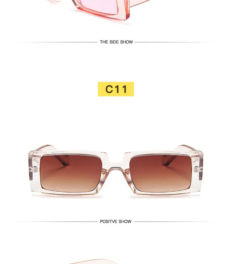 Women's Square Retro Sunglasses