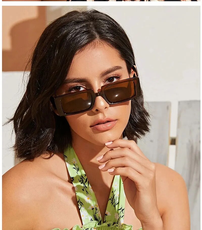 Women's Square Retro Sunglasses