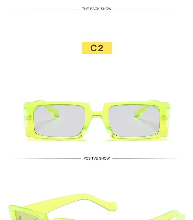 Women's Square Retro Sunglasses