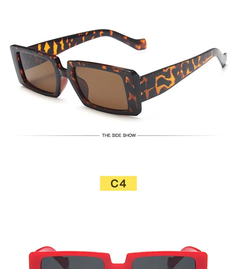 Women's Square Retro Sunglasses