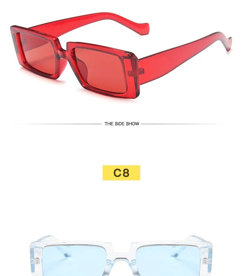 Women's Square Retro Sunglasses