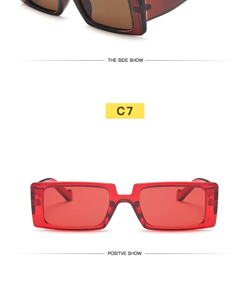 Women's Square Retro Sunglasses