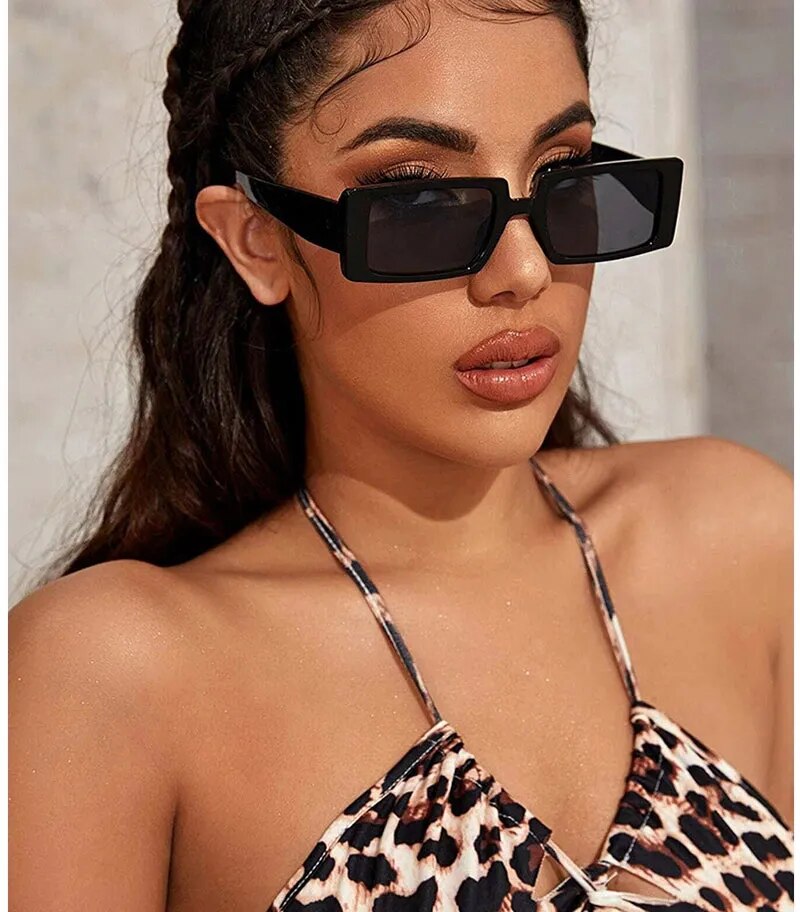 Women's Square Retro Sunglasses