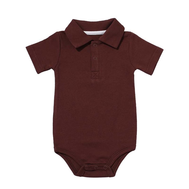 Baby Boy Cotton T-Shirt with Collar
