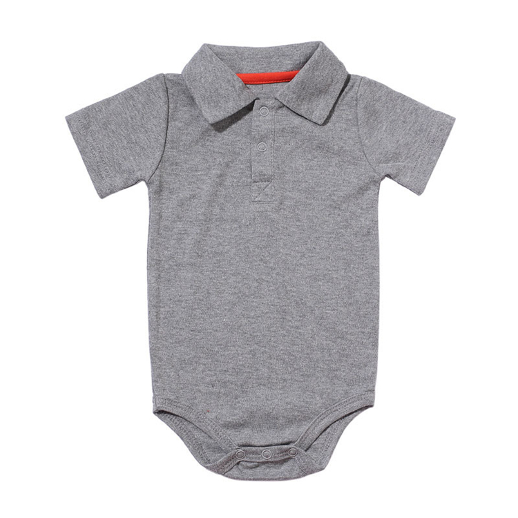 Baby Boy Cotton T-Shirt with Collar
