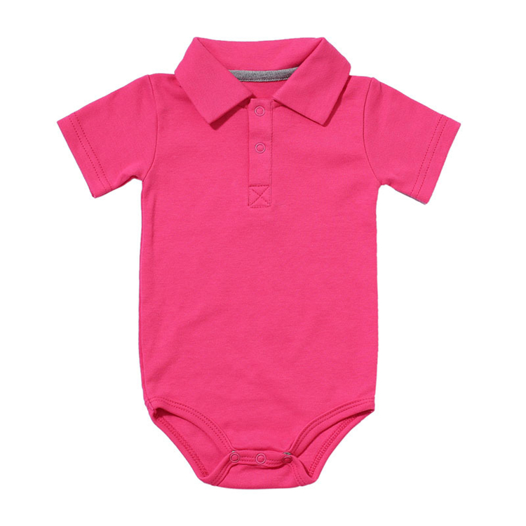 Baby Boy Cotton T-Shirt with Collar