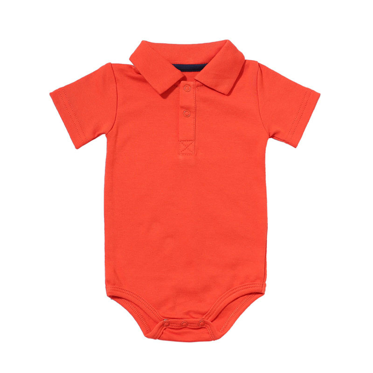 Baby Boy Cotton T-Shirt with Collar