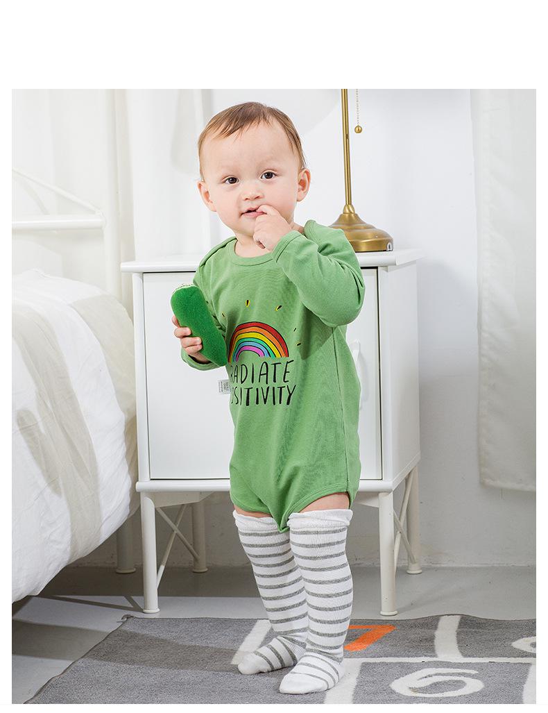 Newborn Baby's Cartoon Print Romper