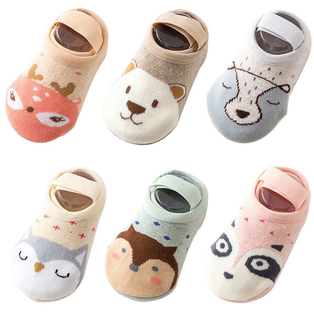 Anti Slip Soft Baby Socks with Animals Pattern