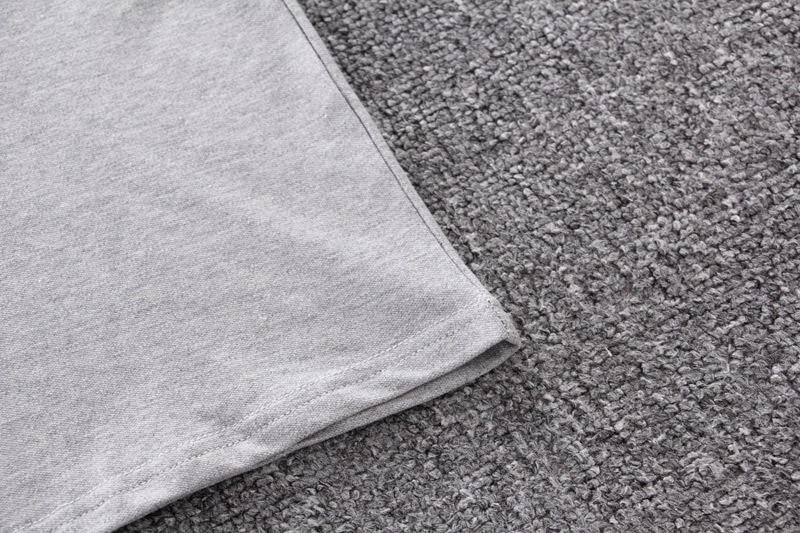 Cotton Boys' Clothing Set in White and Grey