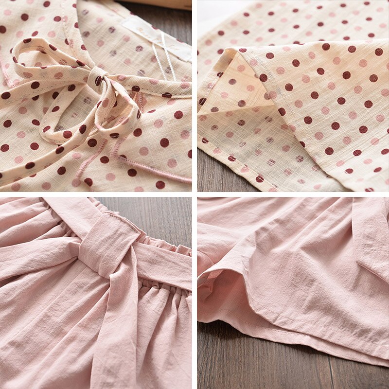 Girls Summer Printed Clothes Set 2 Pcs