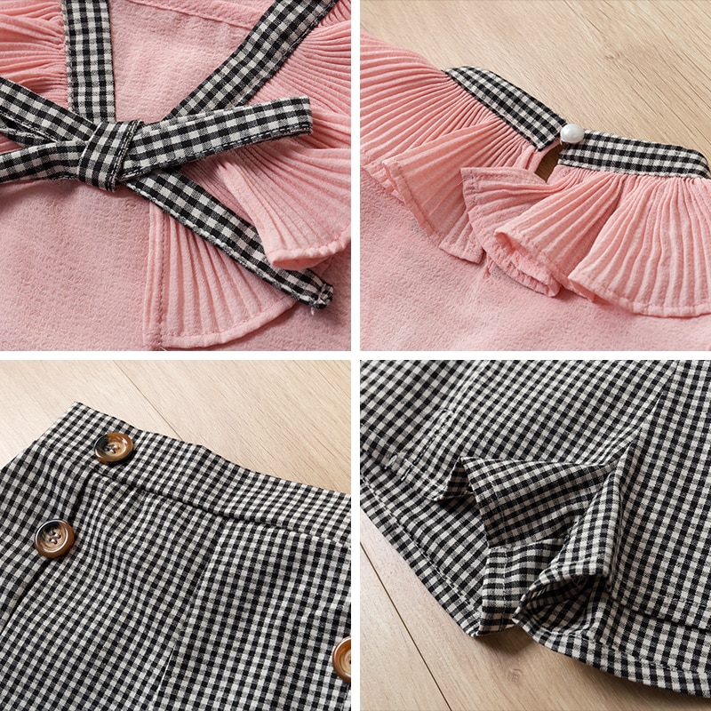 Girls Summer Printed Clothes Set 2 Pcs