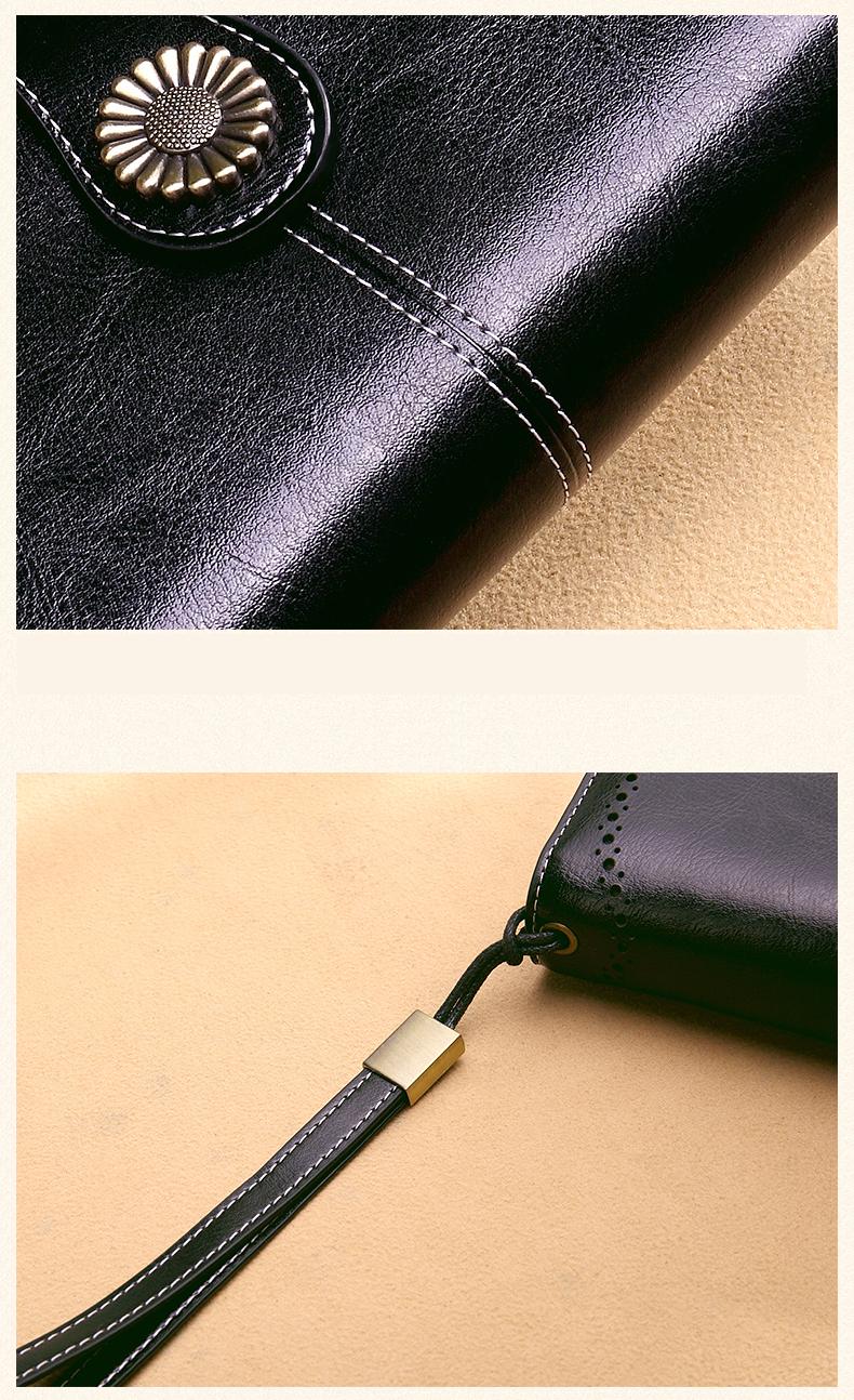 Women's Clutch Leather Wallet