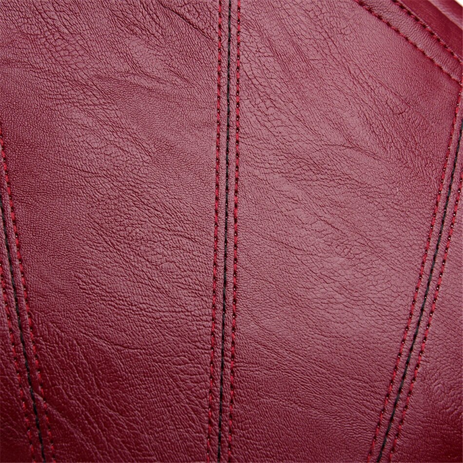 Women's Compact Leather Travel Backpack