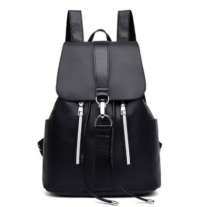 Waterproof Black Nylon Backpack