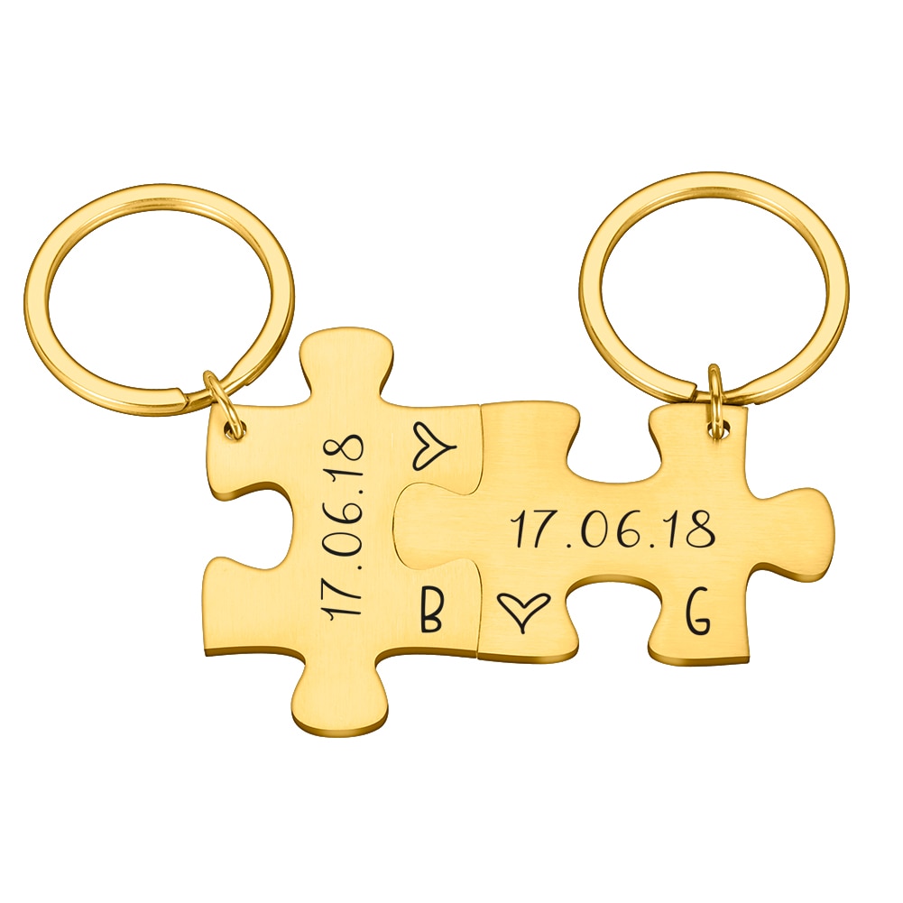 Keychains Gift for Girlfriend, 2 pcs Set