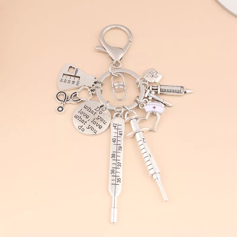 Medical Tool Charms Key Ring
