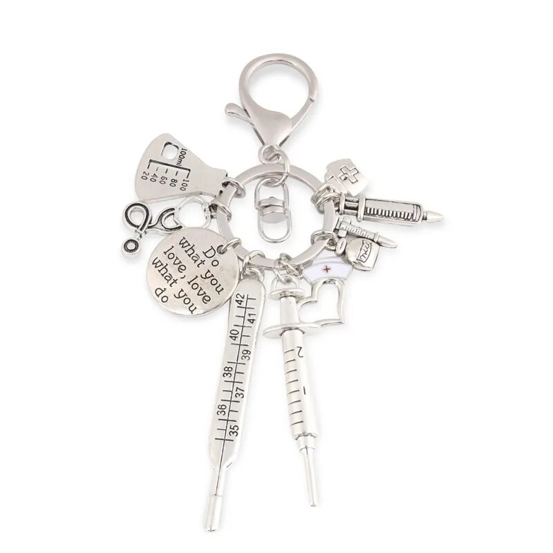 Medical Tool Charms Key Ring