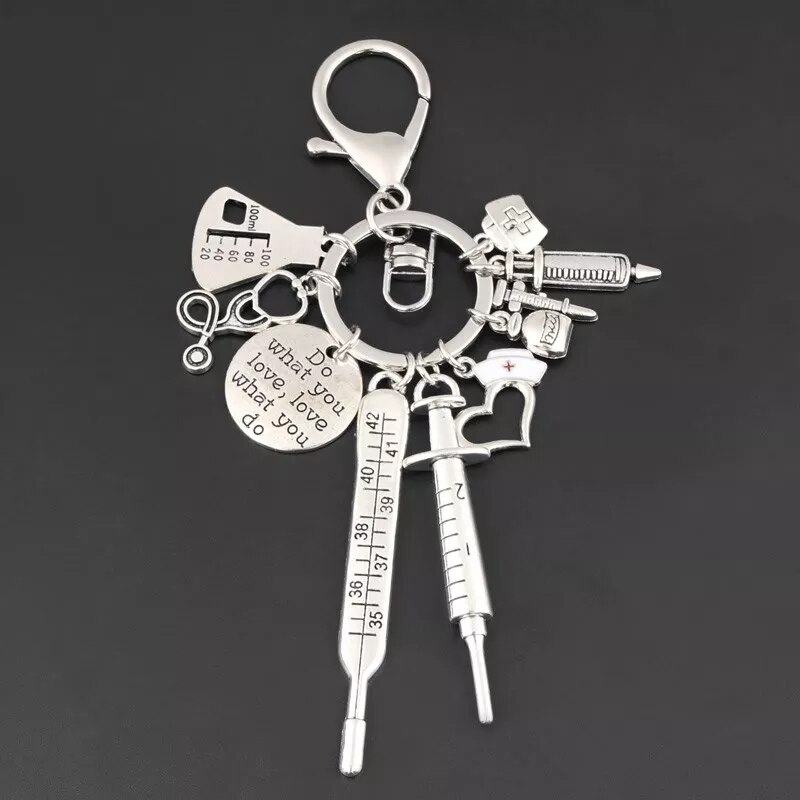 Medical Tool Charms Key Ring