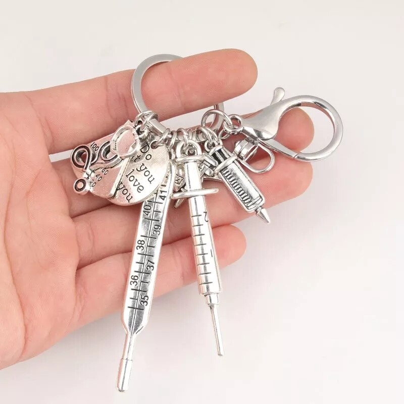 Medical Tool Charms Key Ring