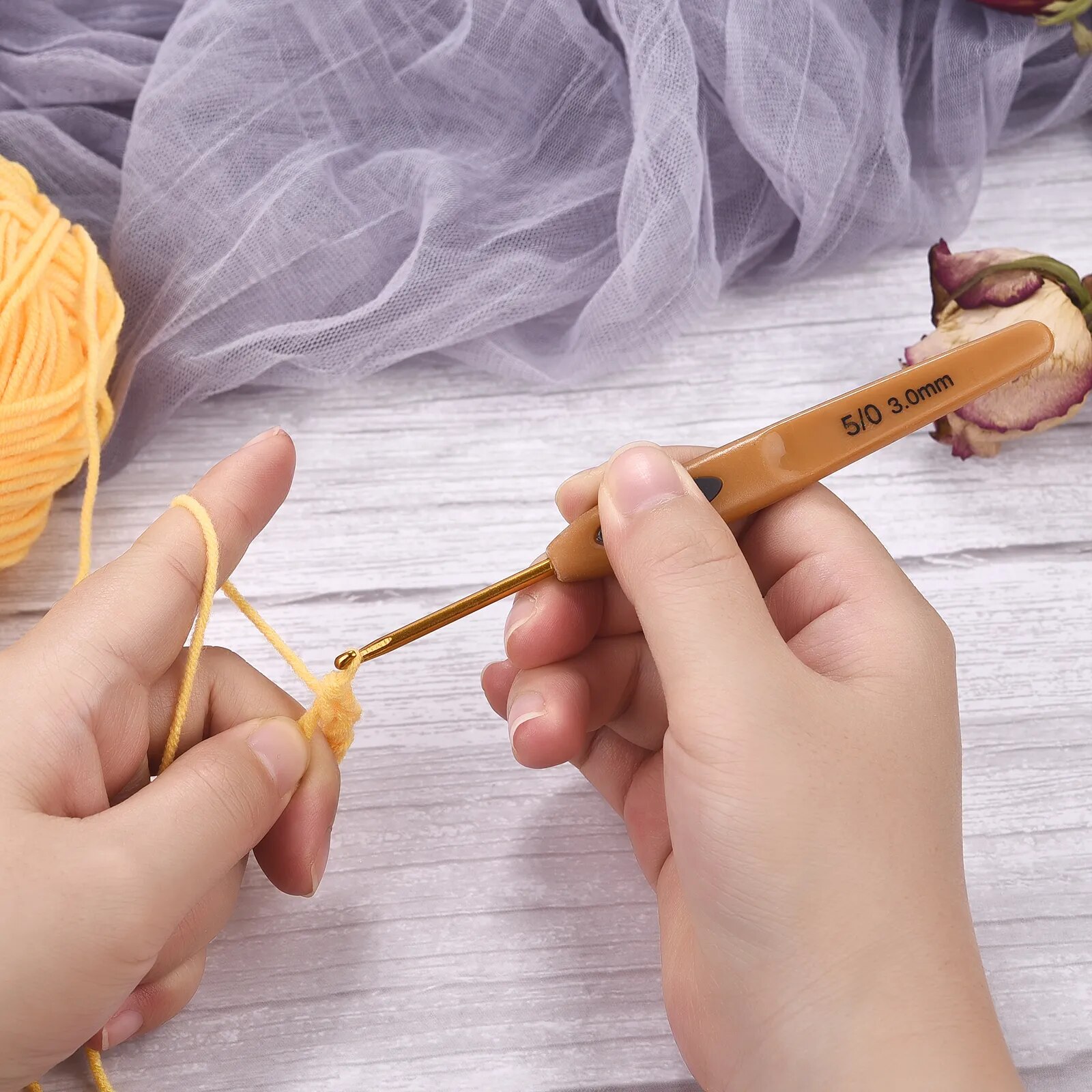 Knitting Crochet Hook  with Handle
