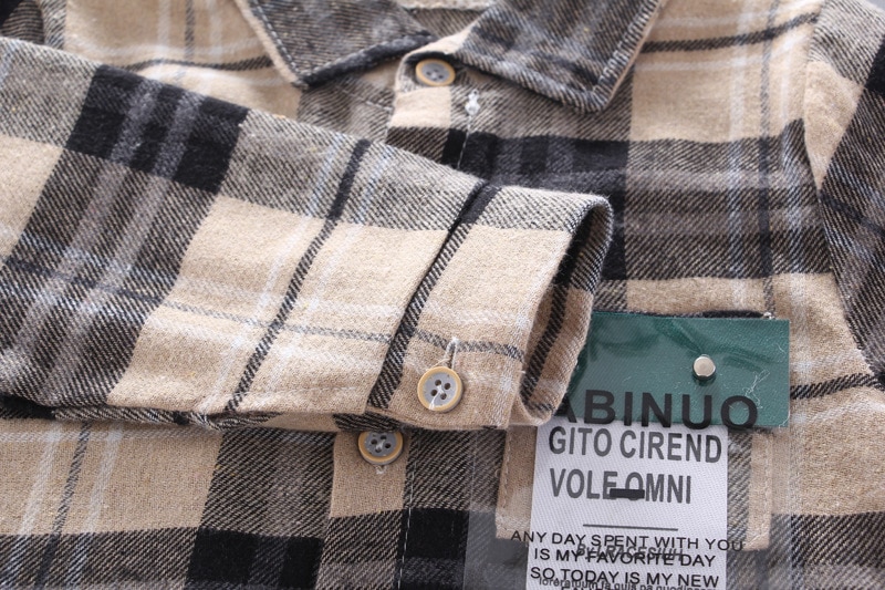 Baby Boy's Plaid Cotton Long Sleeve Shirt