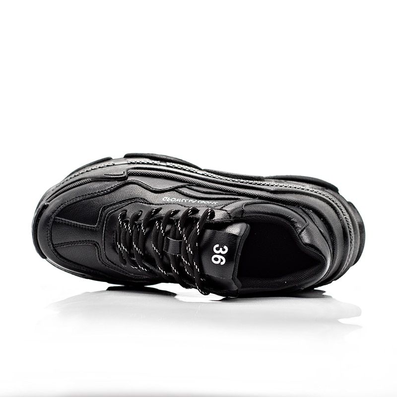 Women's Mid Flat PU Sneakers
