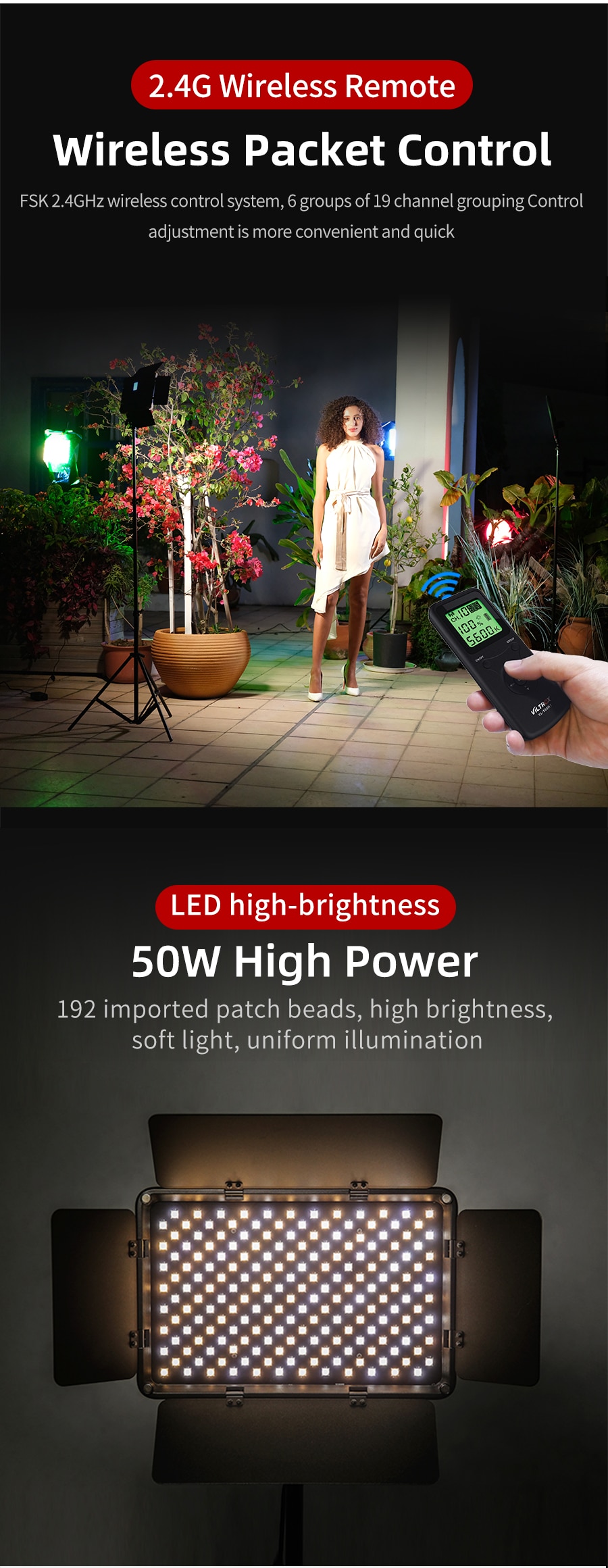 LED Video Light Panel