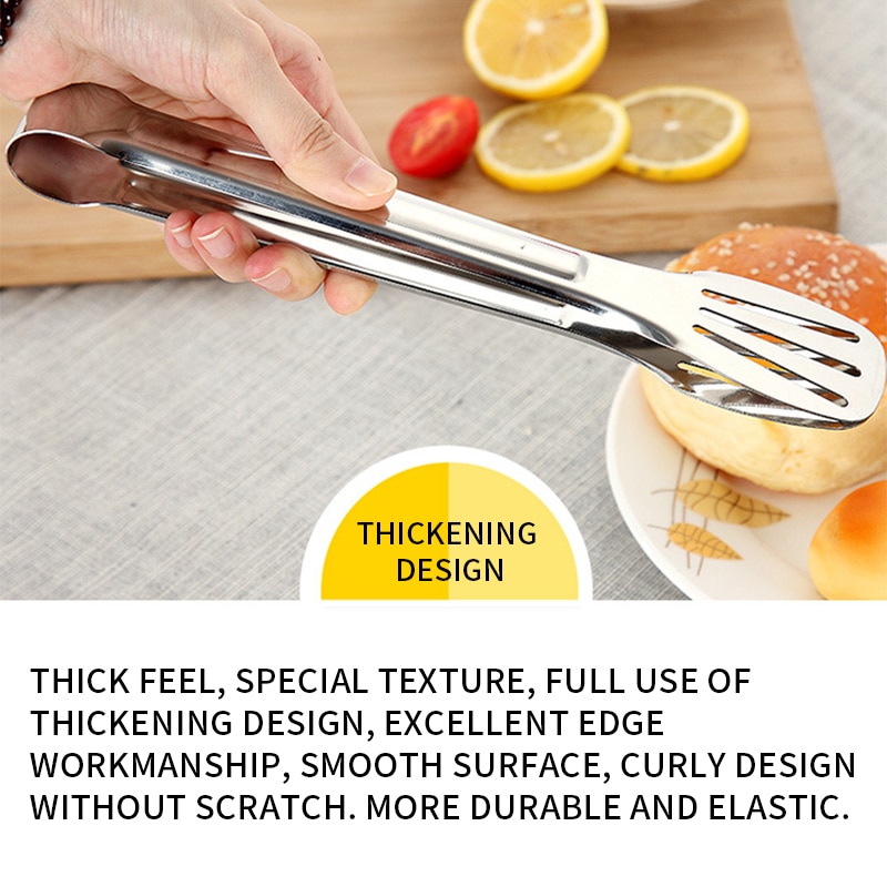 Stainless Steel Food Tong Set 3 Pcs