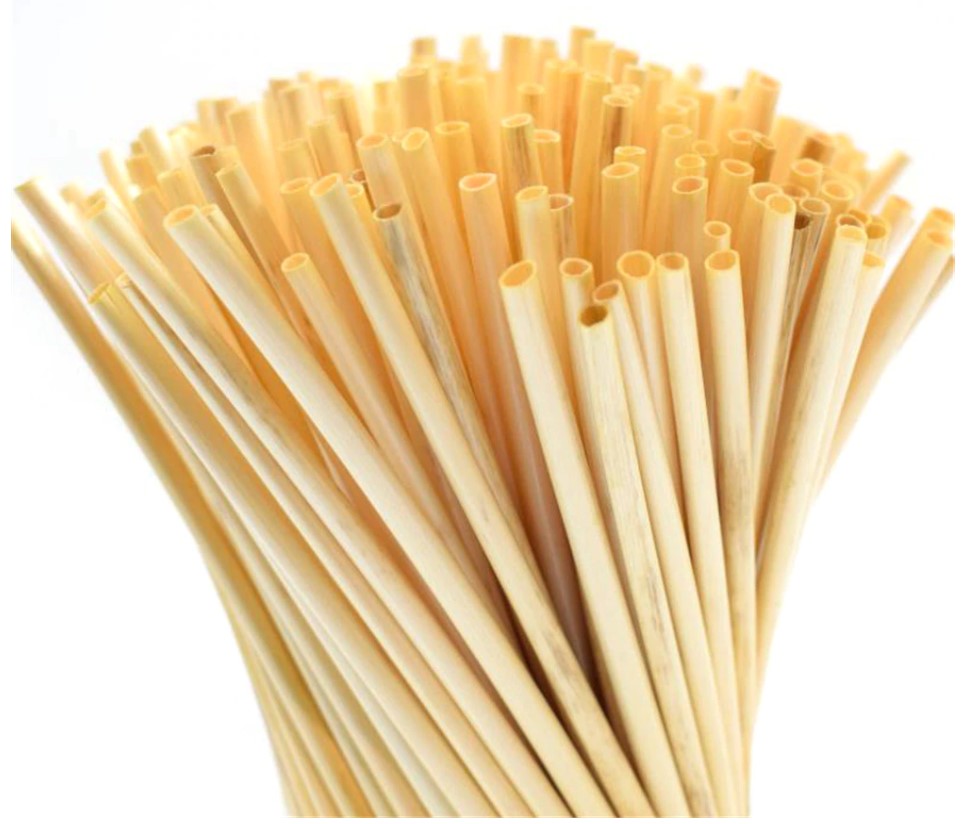 Natural Wheat Drinking Straws 100 Pcs Set