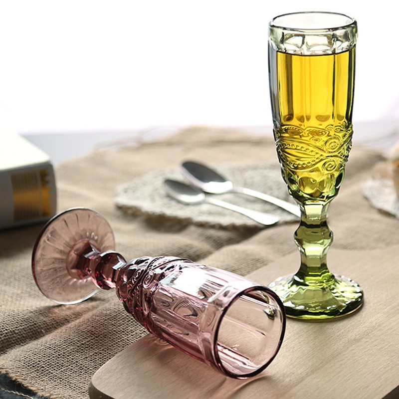 Vintage Lead-Free Champagne Glass