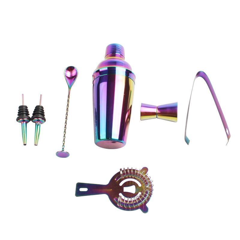 Colorful Cocktail Whisky Set, 9 Pcs