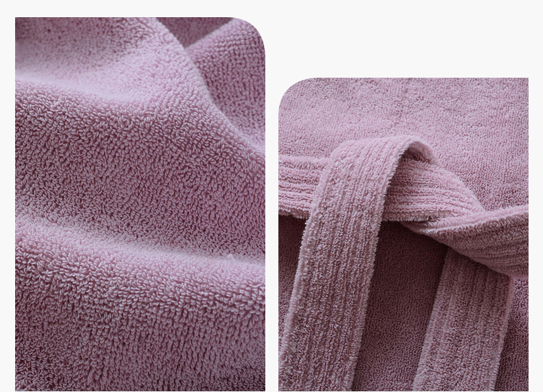 Couple Warm Hooded Fleece Bathrobe