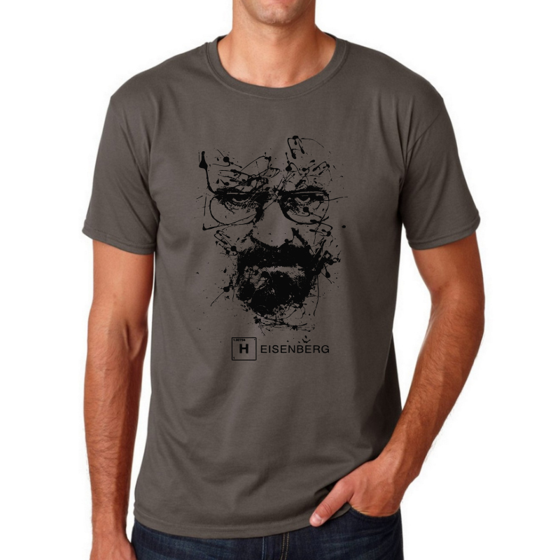 Men's Breaking Bad TV Serial Printed Cotton T-Shirts