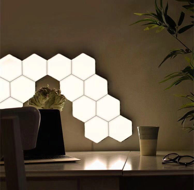 Colorful Touch Control Honeycomb LED Wall Lamp