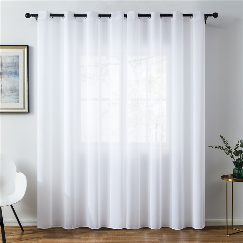 Modern Plain Voile Curtain