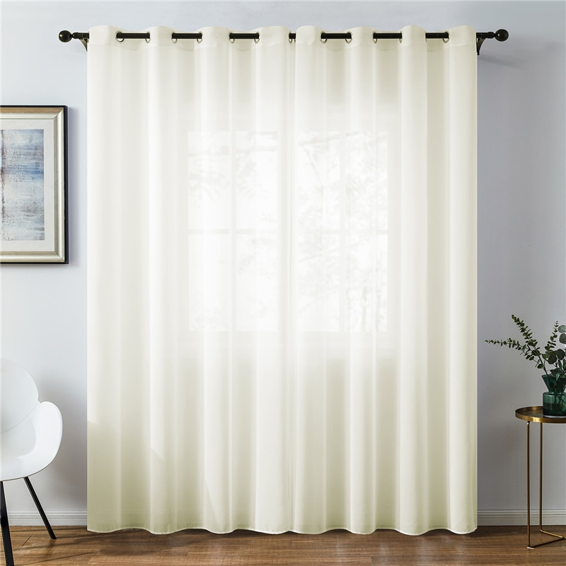 Modern Plain Voile Curtain