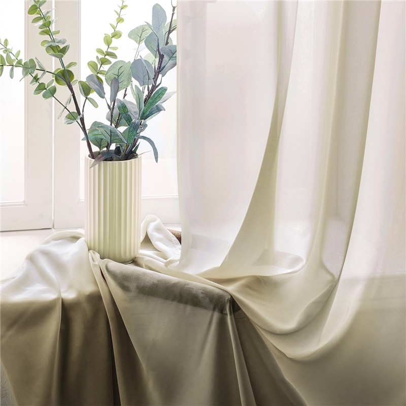 Modern Plain Voile Curtain
