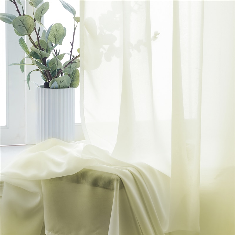 Modern Plain Voile Curtain