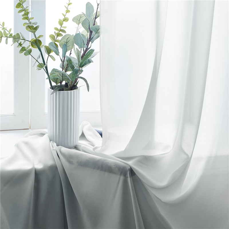 Modern Plain Voile Curtain