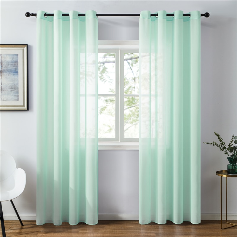 Modern Plain Voile Curtain